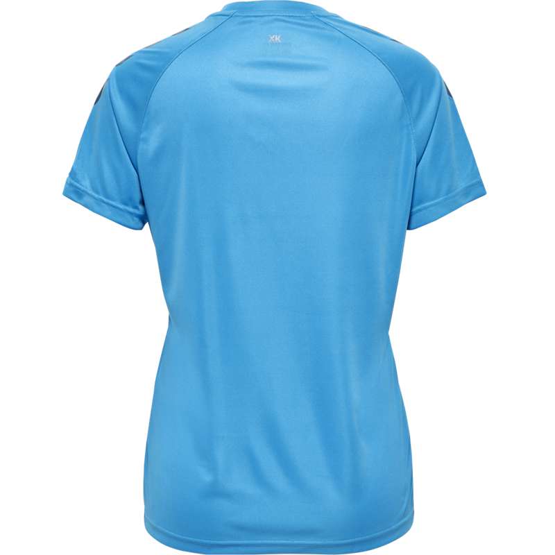 Hummel Core Xk Core Poly S/S T-shirt Dam Blå | 880548-097