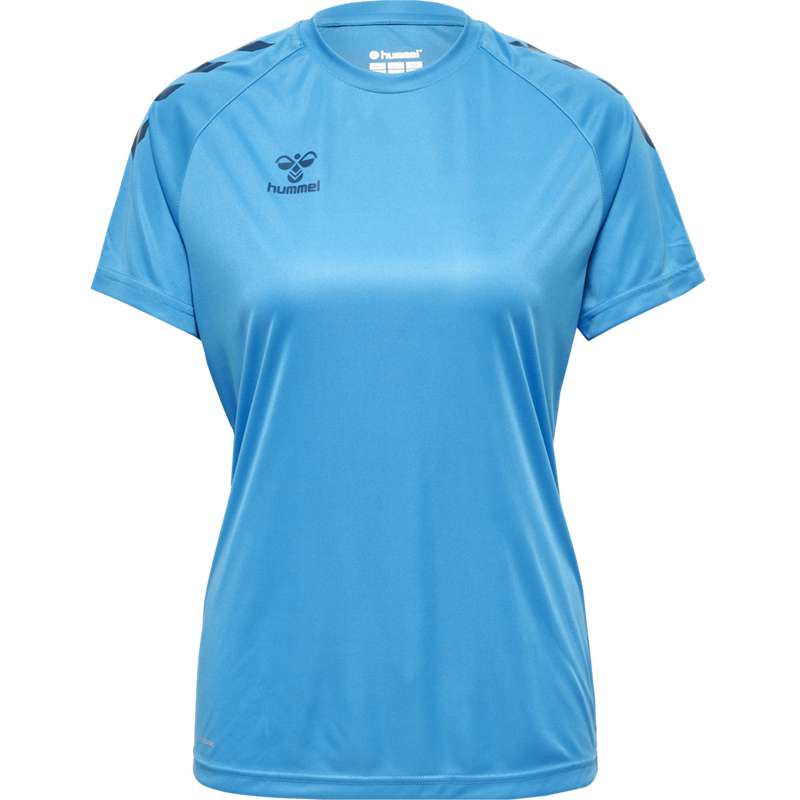 Hummel Core Xk Core Poly S/S T-shirt Dam Blå | 880548-097