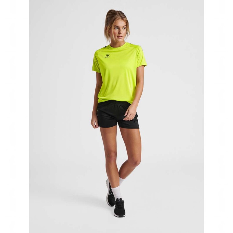 Hummel Core Xk Core Poly S/S T-shirt Dam Gröna | 804605-563