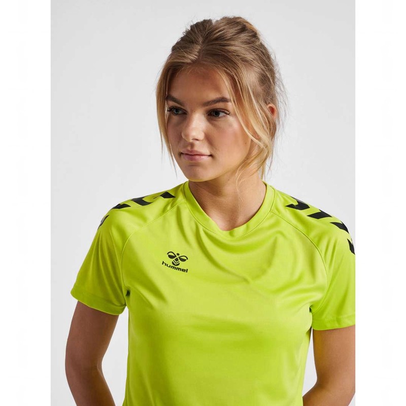 Hummel Core Xk Core Poly S/S T-shirt Dam Gröna | 804605-563