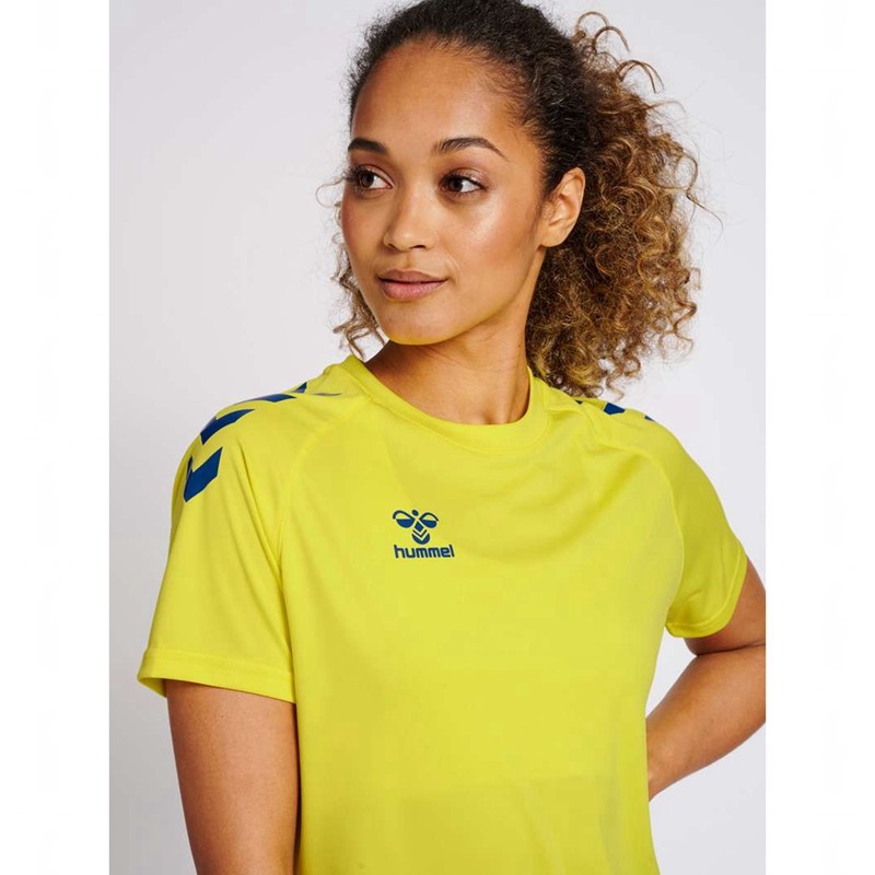 Hummel Core Xk Core Poly S/S T-shirt Dam Gula | 645561-886