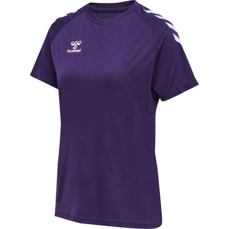 Hummel Core Xk Core Poly S/S T-shirt Dam Lila | 936625-498