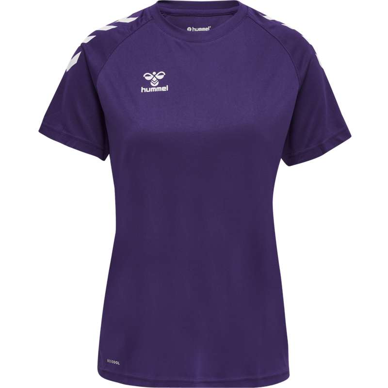 Hummel Core Xk Core Poly S/S T-shirt Dam Lila | 936625-498