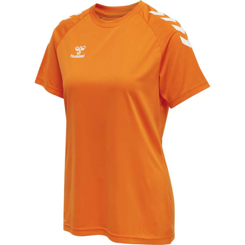 Hummel Core Xk Core Poly S/S T-shirt Dam Orange | 347983-428