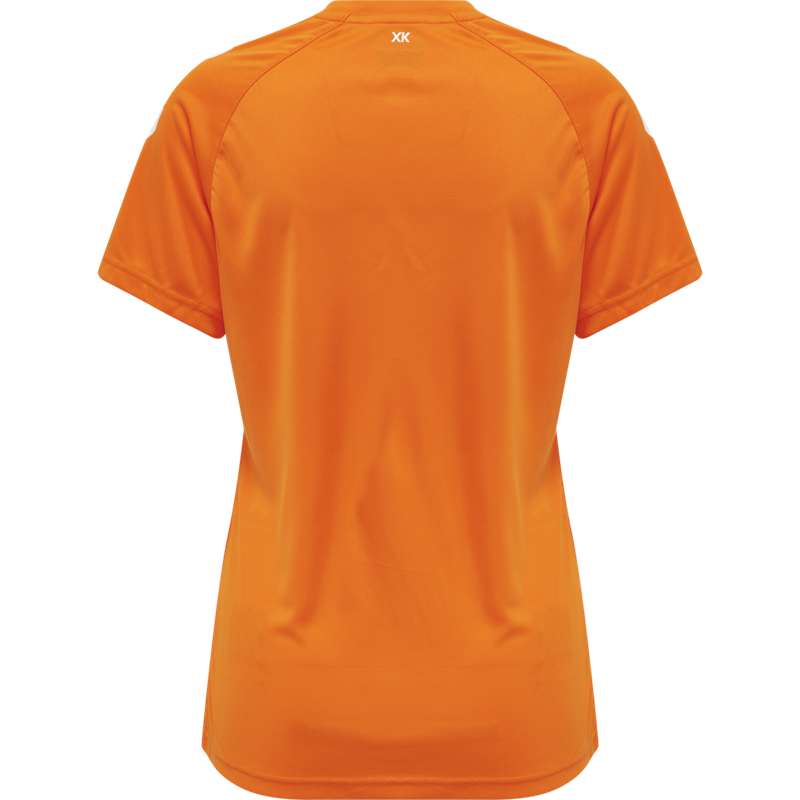Hummel Core Xk Core Poly S/S T-shirt Dam Orange | 347983-428