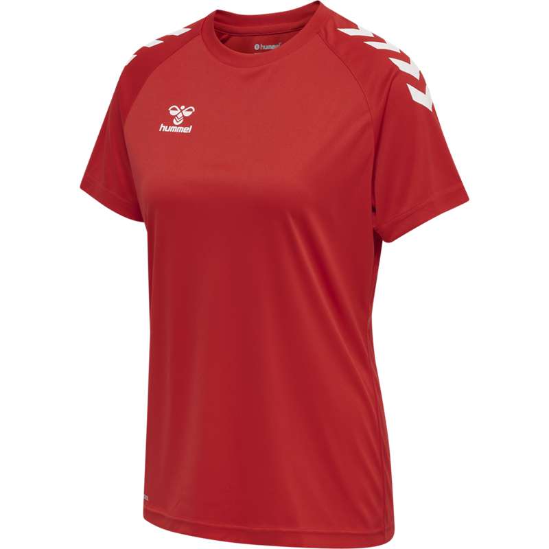 Hummel Core Xk Core Poly S/S T-shirt Dam Röda | 749699-098