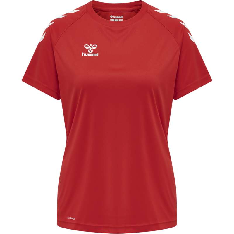 Hummel Core Xk Core Poly S/S T-shirt Dam Röda | 749699-098