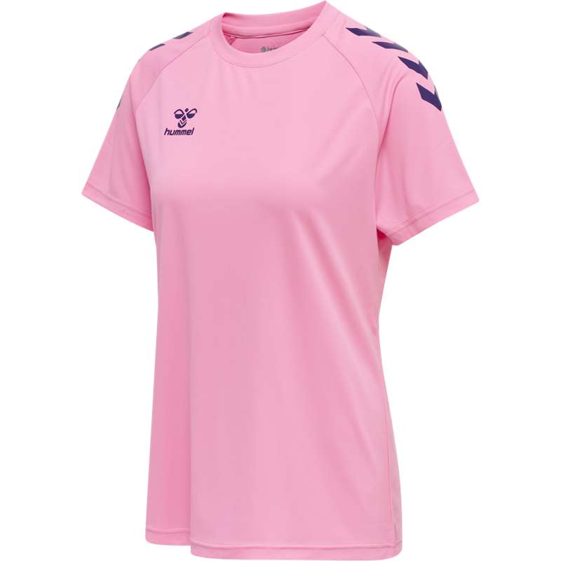 Hummel Core Xk Core Poly S/S T-shirt Dam Rosa | 579805-373