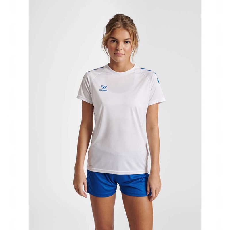 Hummel Core Xk Core Poly S/S T-shirt Dam Vita | 477584-089