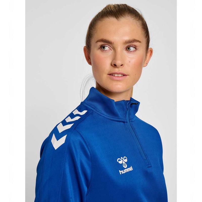 Hummel Core Xk Half Zip Sweat Tröjor Dam Blå | 462081-108