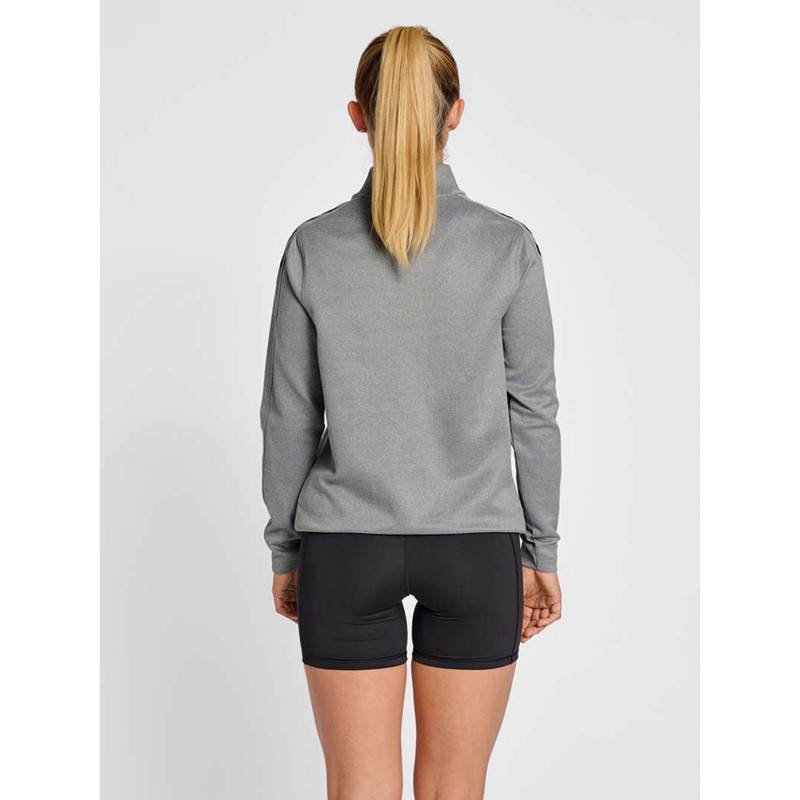 Hummel Core Xk Half Zip Sweat Tröjor Dam Grå | 826150-777