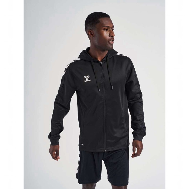 Hummel Core Xk Poly Hoodie Herr Svarta | 487860-969