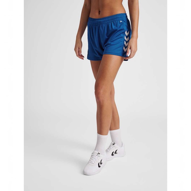 Hummel Core Xk Poly Shorts Dam Blå | 425576-097