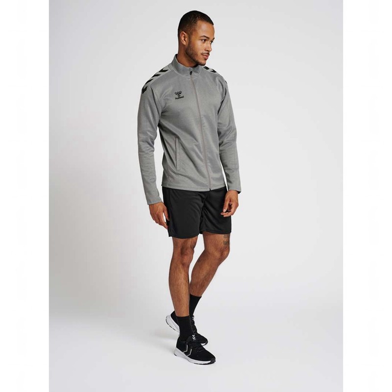 Hummel Core Xk Poly Zip Sweat Tröjor Herr Grå | 680850-400