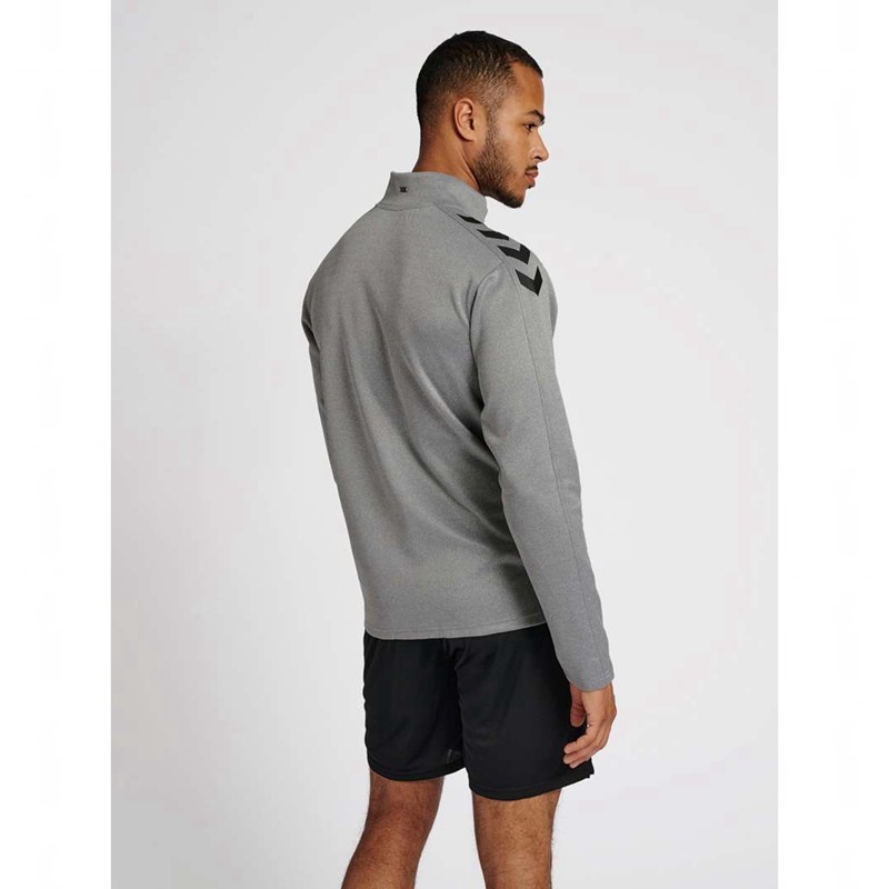 Hummel Core Xk Poly Zip Sweat Tröjor Herr Grå | 680850-400