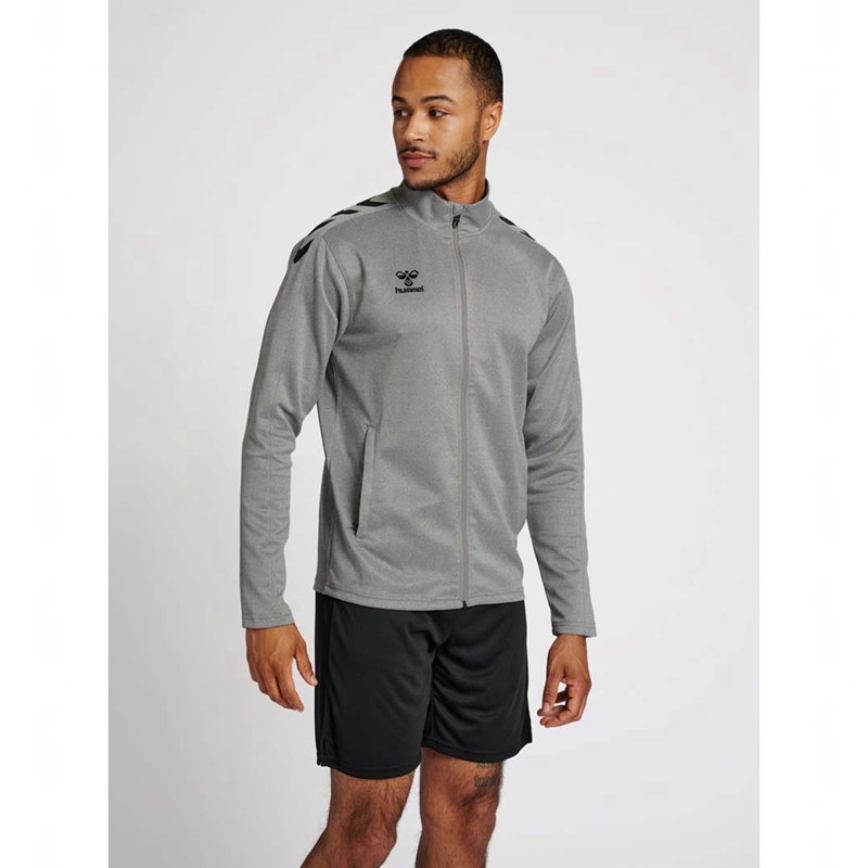 Hummel Core Xk Poly Zip Sweat Tröjor Herr Grå | 680850-400