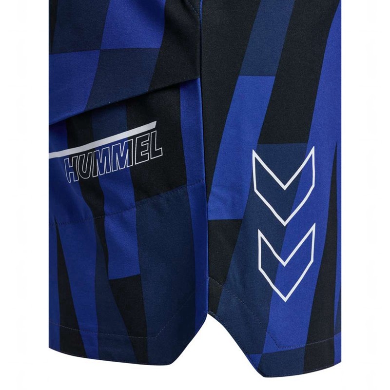 Hummel Court Aop Pocket Shorts Herr Blå | 383310-490