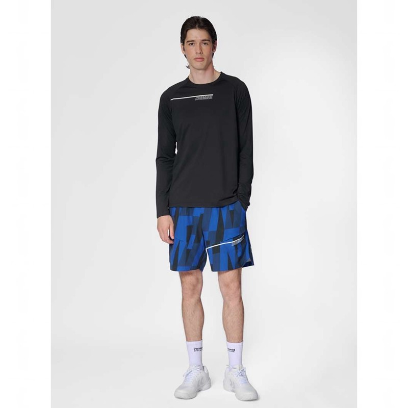 Hummel Court Light Weight L/S T-shirt Herr Svarta | 227729-236