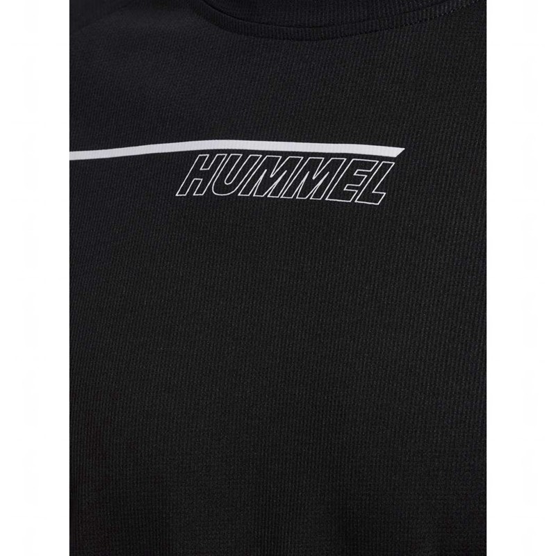 Hummel Court Light Weight L/S T-shirt Herr Svarta | 227729-236