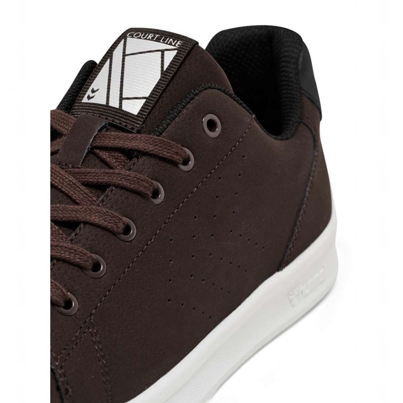 Hummel Court Line Wt Sneakers Dam Choklad | 415105-256