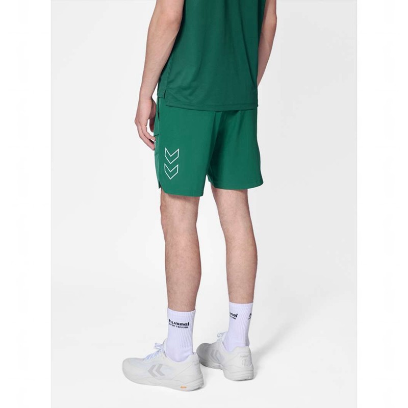 Hummel Court Pocket Shorts Herr Gröna | 760207-163