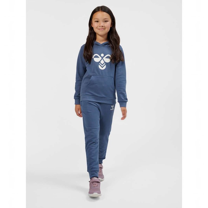 Hummel Cuatro Hoodie Barn Blå | 803842-177