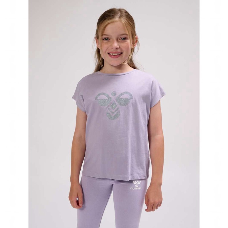 Hummel Diez S/S T-shirt Barn Lavendel | 931288-234