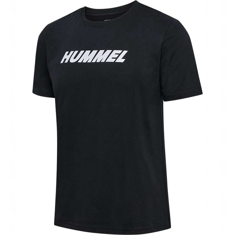 Hummel Elemental Logo Cotton T-shirt Herr Svarta | 849416-738