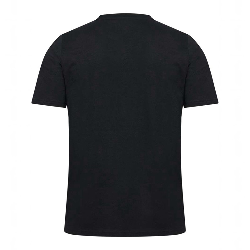 Hummel Elemental Logo Cotton T-shirt Herr Svarta | 849416-738