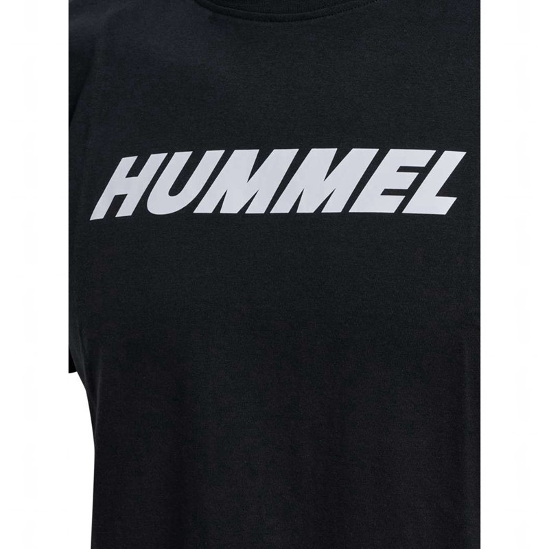 Hummel Elemental Logo Cotton T-shirt Herr Svarta | 849416-738