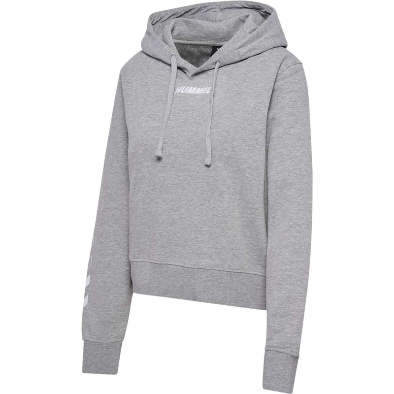 Hummel Elemental Short Hoodie Dam Grå | 235203-983