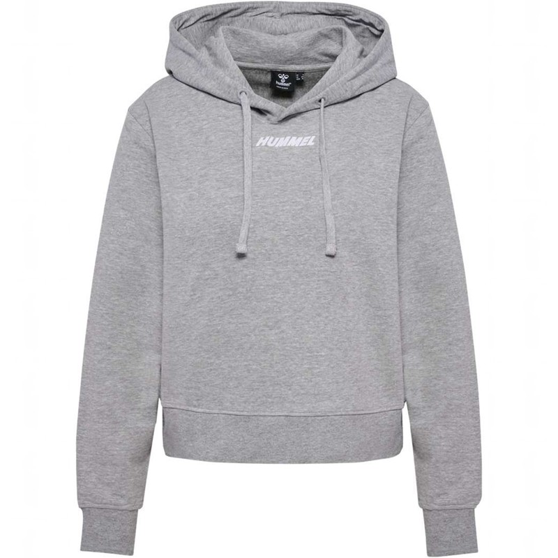 Hummel Elemental Short Hoodie Dam Grå | 235203-983
