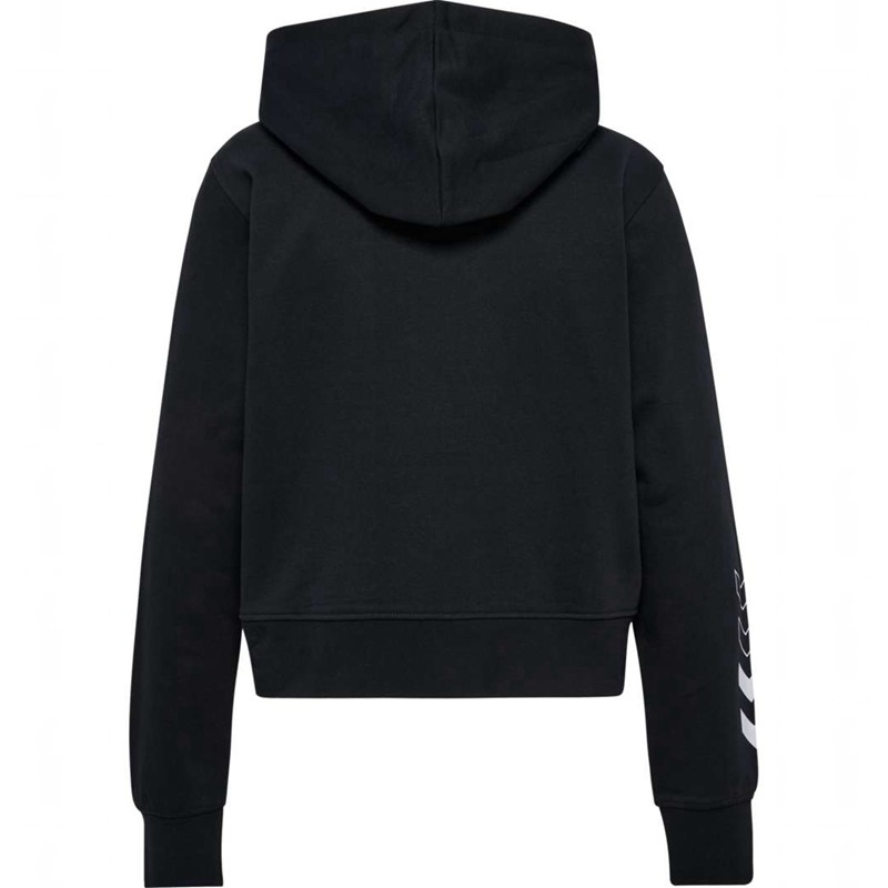 Hummel Elemental Short Hoodie Dam Svarta | 430785-432