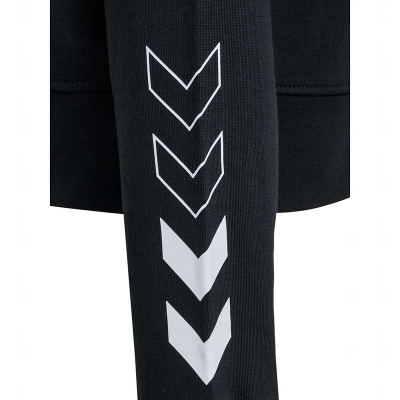 Hummel Elemental Short Hoodie Dam Svarta | 430785-432