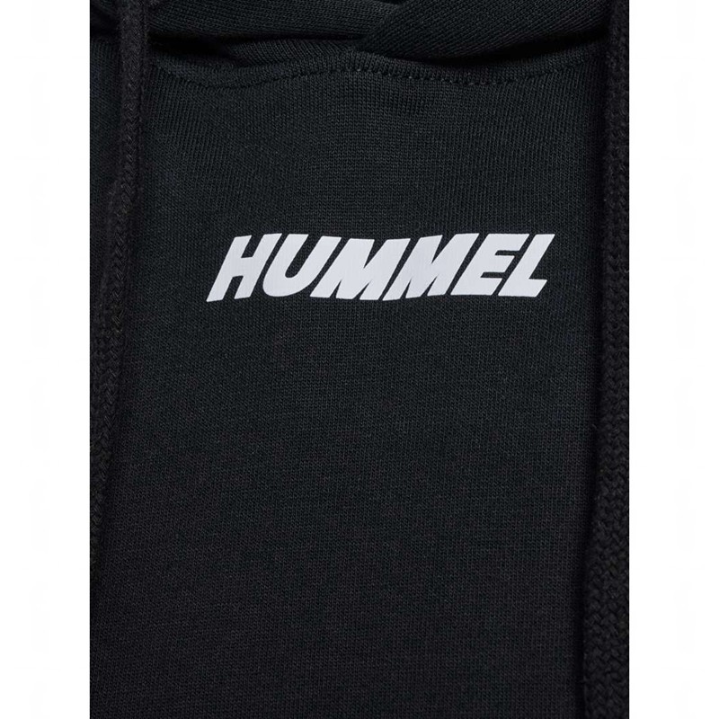 Hummel Elemental Short Hoodie Dam Svarta | 430785-432