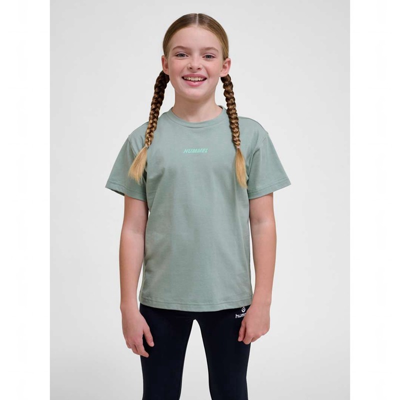 Hummel Ella S/S Handbollsskor Barn Gröna | 730381-582