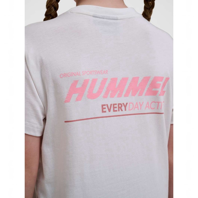 Hummel Ella S/S T-shirt Barn Vita | 838959-821