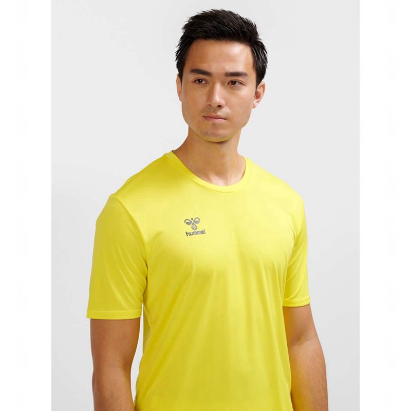 Hummel Essential S/S Jackor Herr Gula | 434257-474
