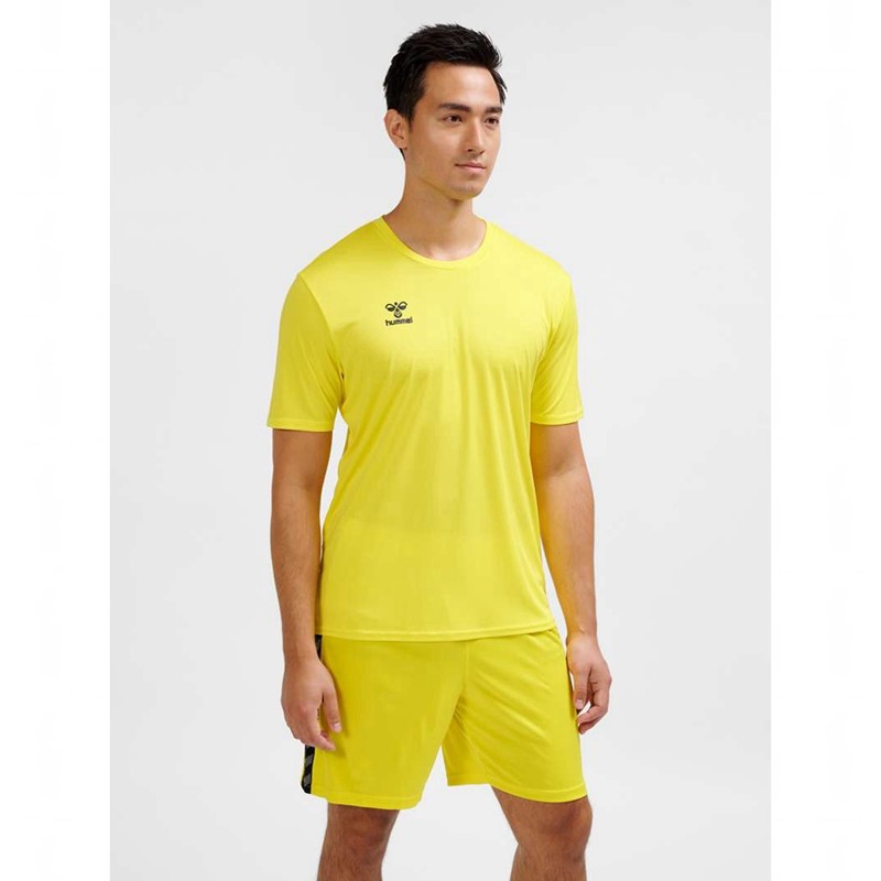 Hummel Essential S/S Jackor Herr Gula | 434257-474