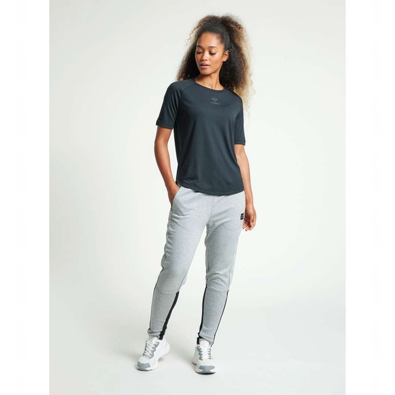 Hummel Essi Tapered Byxor Dam Grå | 718066-673