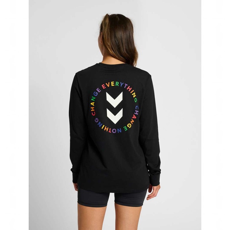 Hummel Everything Nothing Ls T-shirt Dam Svarta | 088080-360