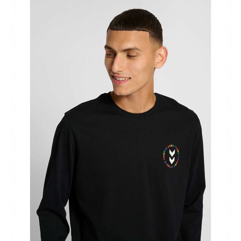 Hummel Everything Nothing Ls T-shirt Dam Svarta | 088080-360