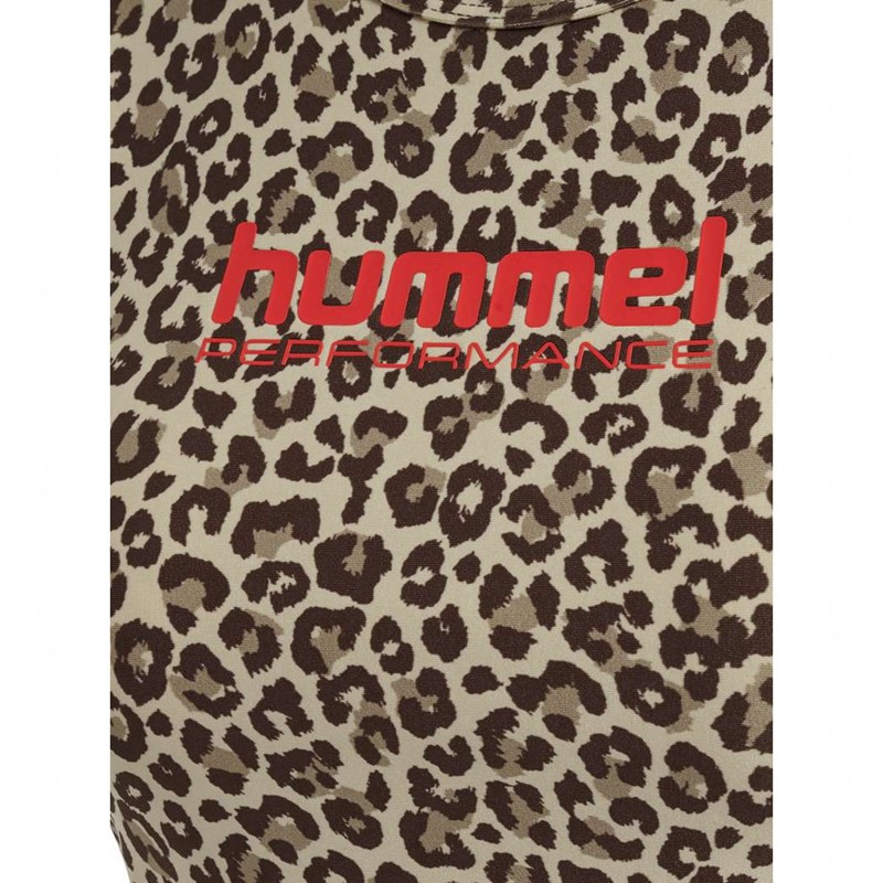 Hummel Fast Cropped Linne Dam Leopard | 003606-153