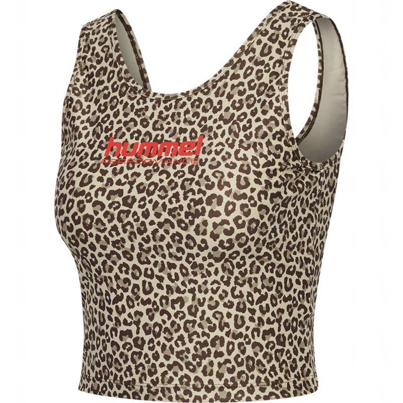 Hummel Fast Cropped Linne Dam Leopard | 003606-153