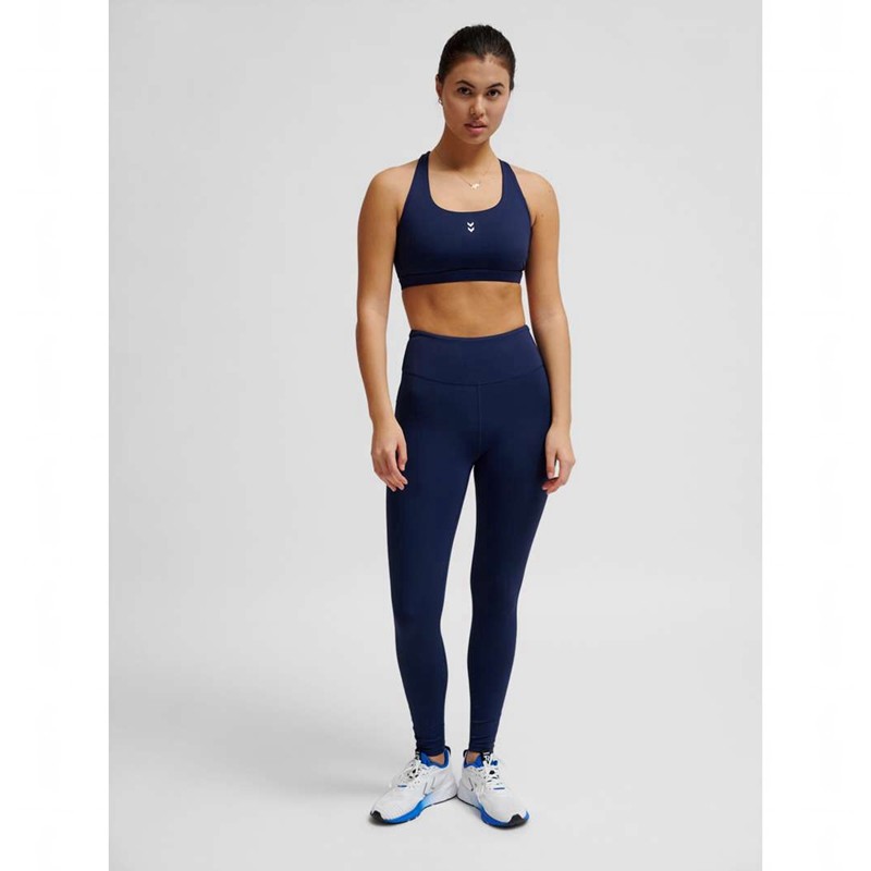 Hummel Fast Impact Strap Sport BH Dam Marinblå | 139024-678