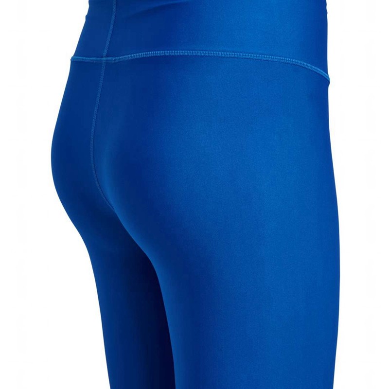 Hummel Fast Mid Waist Strumpbyxor Dam Blå | 854957-497