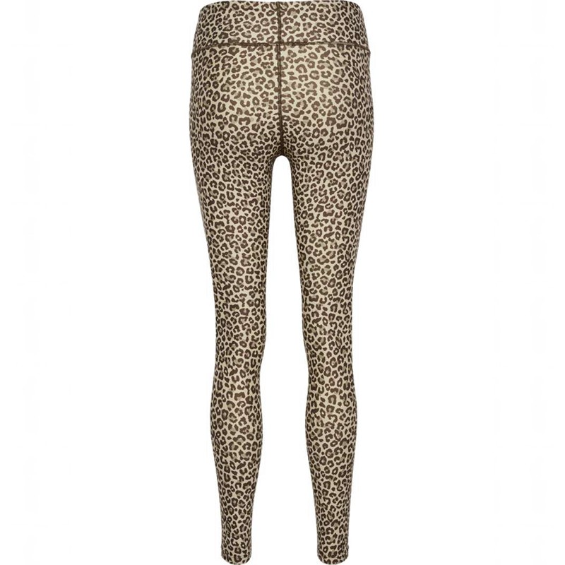 Hummel Fast Mid Waist Strumpbyxor Dam Leopard | 935430-155