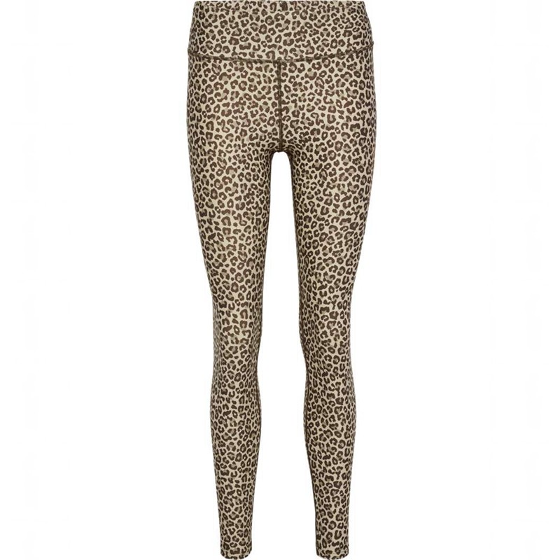 Hummel Fast Mid Waist Strumpbyxor Dam Leopard | 935430-155