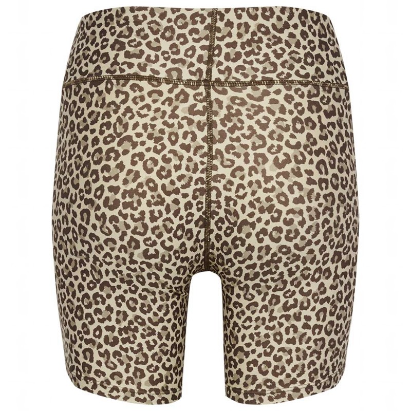 Hummel Fast Mid Waist Tight Shorts Dam Leopard | 926689-201