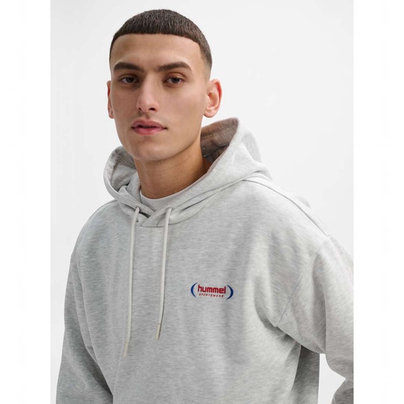 Hummel Felix Loose Hoodie Herr Grå | 515991-818